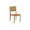 Venice Teak Outdoor Dining Stacking Chair (Set of 2)