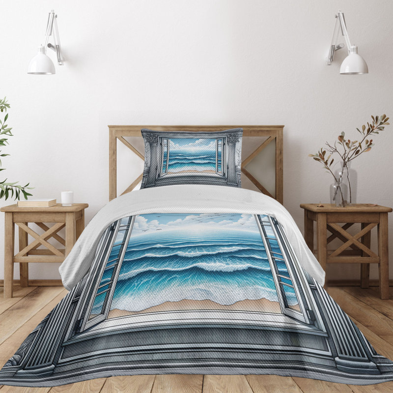 Polyester Coverlet, Twin Coverlet + 1 Standard Shams