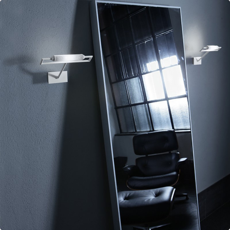Glim 1-Light Armed Sconce, 7.75'' H x 11'' W x 6.75'' D