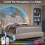 Lit tapissier avec lumière DEL Alexxis-1684522307-1684405674
