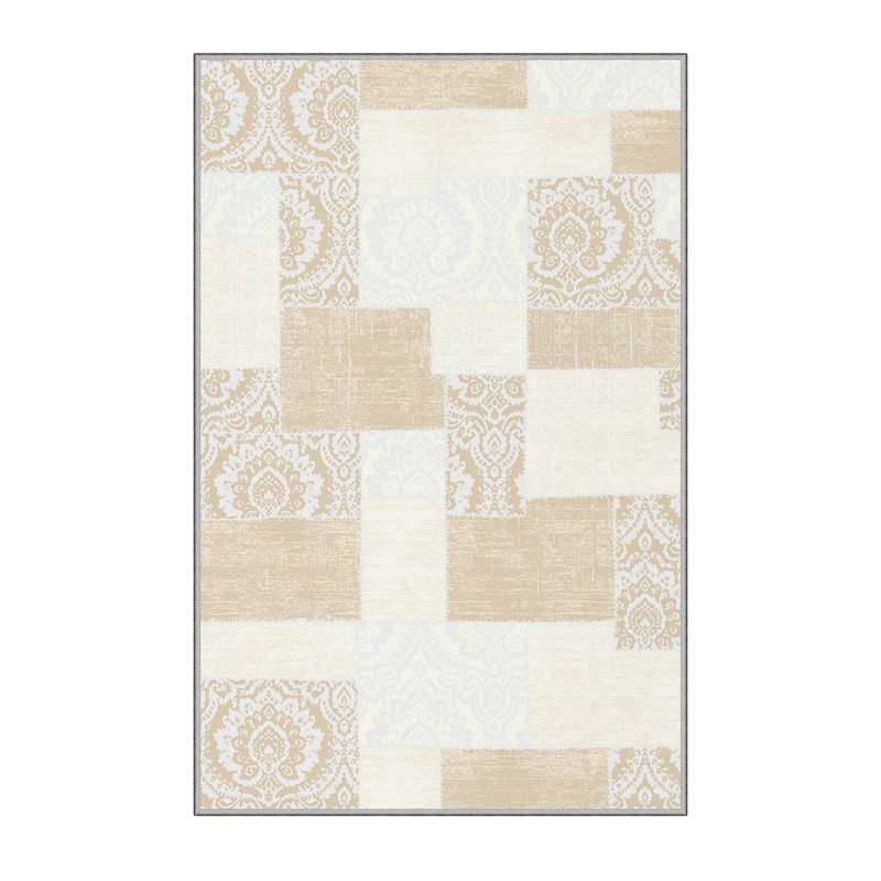 Antibacterial Hall Carpet, 3D Digital Printed, 3.3 x 4.9 ft | 100% Polyester, 0.3 in Pile Height, Non-Slip Underside, Machine Washable, Durable & Easy Care | Perfect for Living Room, Entryway & Home Décor