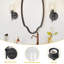 Luminaire de meuble-lavabo moderne avec abat-jour en verre transparent, douille E26, montage haut / bas, conception tout en métal durable, douille en céramique résistante à la chaleur, certifié ETL