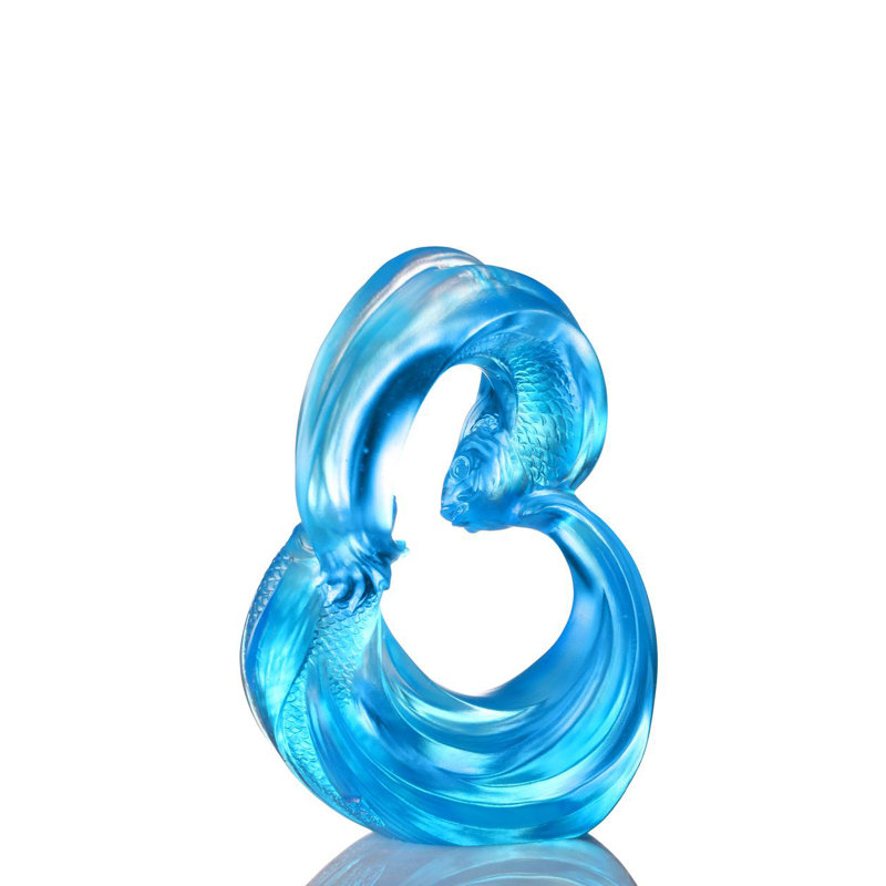 Carpe cristal, Bleu