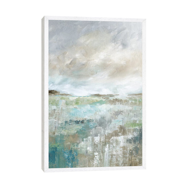 Soft Vista II 1 Piece Painting on Canvas, 101.6 cm H x 66.04 cm W, White Framed