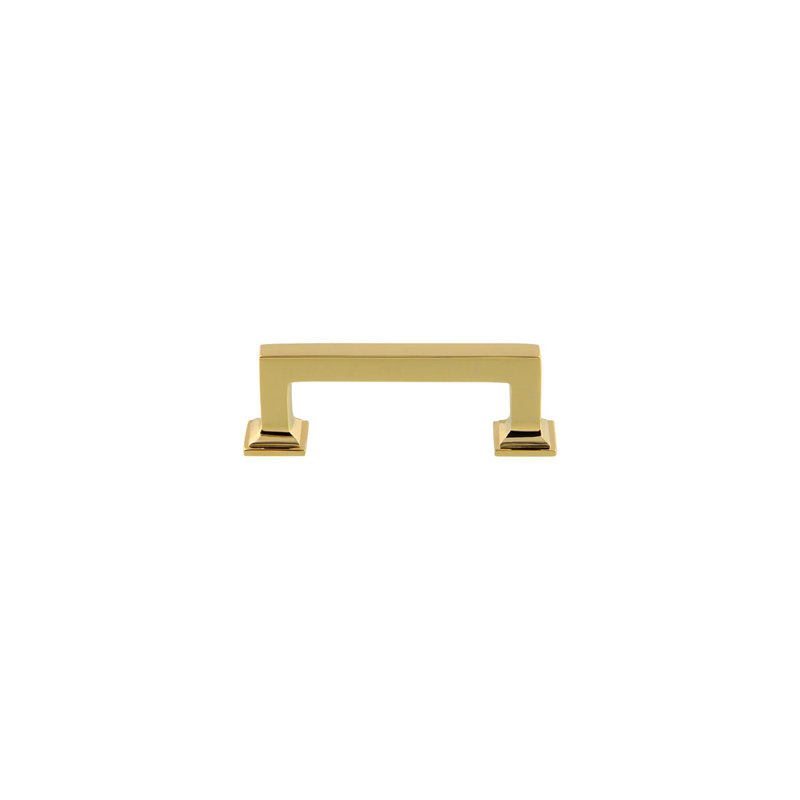 Grandeur Geneva 3" Brass Handle Pull, Lifetime Brass