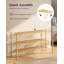 Range-chaussures en bambou en bois pour placard, range-chaussures empilable avec structure modulaire, espace, étagère à chaussures pour vestibule, salon, chambre à coucher