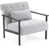 Argent blanc chenille