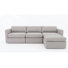Canapé modulaire avec repose-pieds All Modern - symétrique Truffle