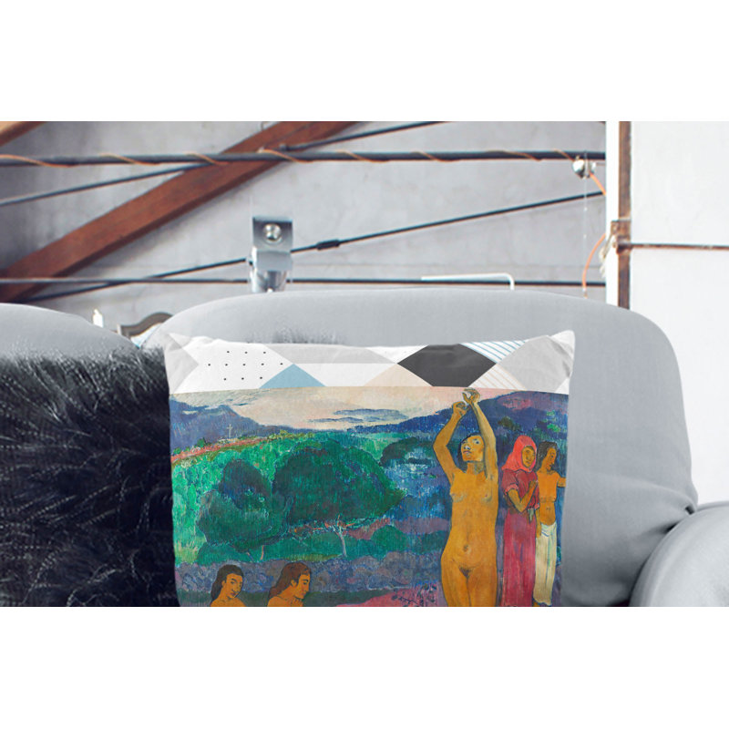 Square Cushion, 55cm H x 55cm W x 20cm D, Stone