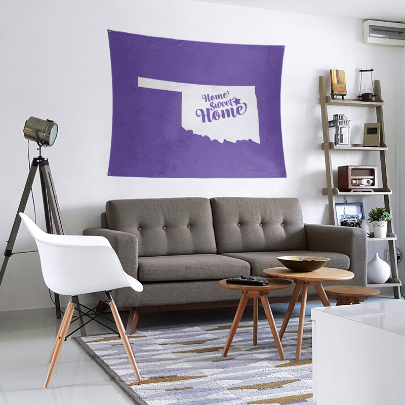 Tapisserie Sweet Home Tulsa, H 27,5 po x l 37,5 po, Mauve