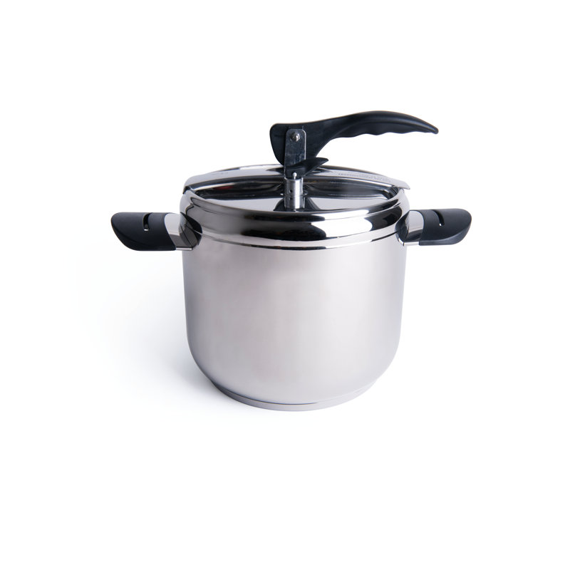 Excelsa Professional Stainless Steel Pressure Cooker, 28 cm H x 22 cm W x 22 cm D