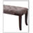Linon Tufted Bench, Fabric Versatility, modern application, comfort and durability