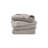 4-Piece 100% Cotton Quick Dry Diagonal Ribbed 4Pcs Hand Towel Set, Grey