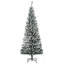 Arbre de Noël artificiel mince enneigé 6 pi de hauteur