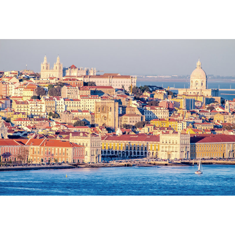 Lisbon - Wrapped Canvas Print, 81cm H x 122cm W