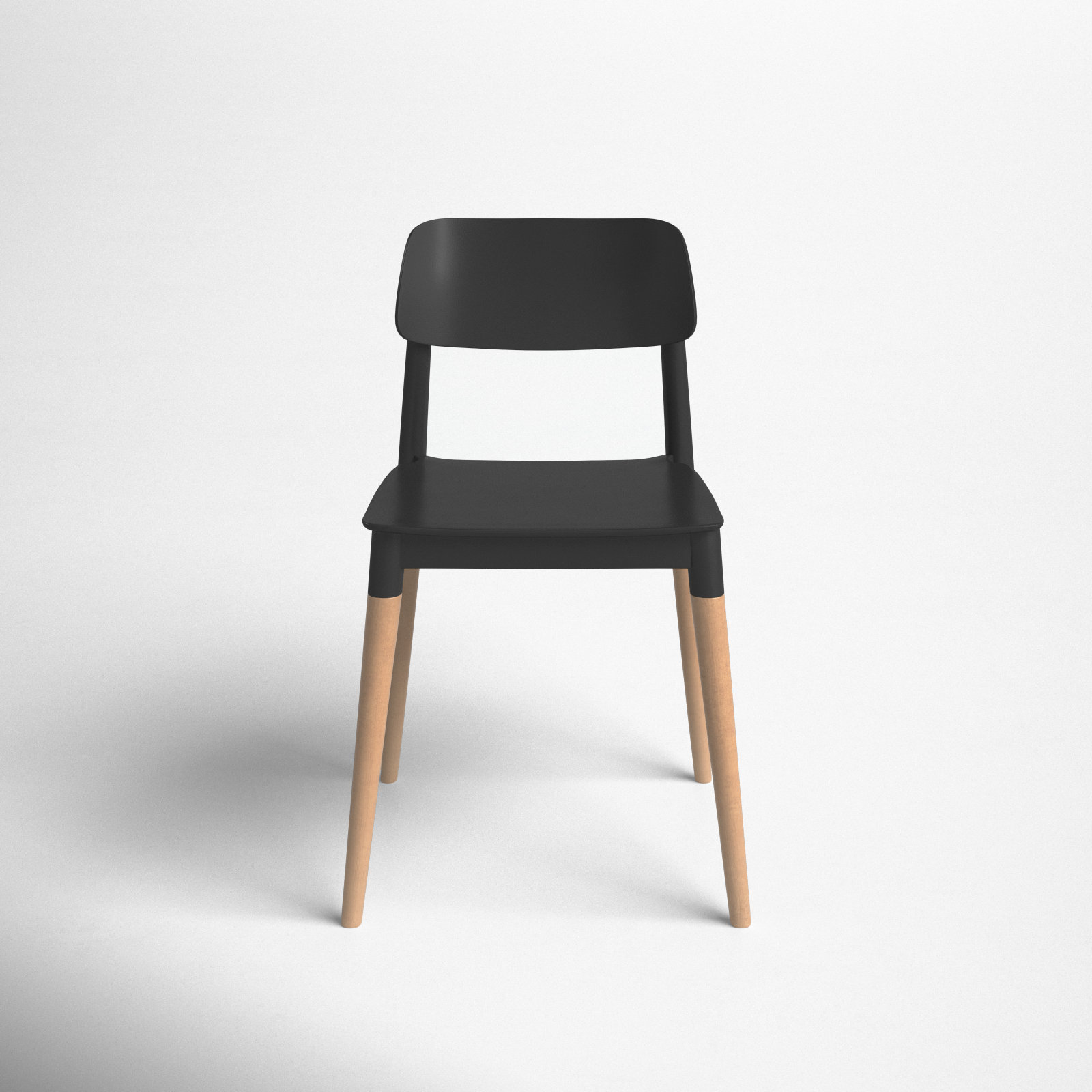 Jago Side Chair, Black, 1