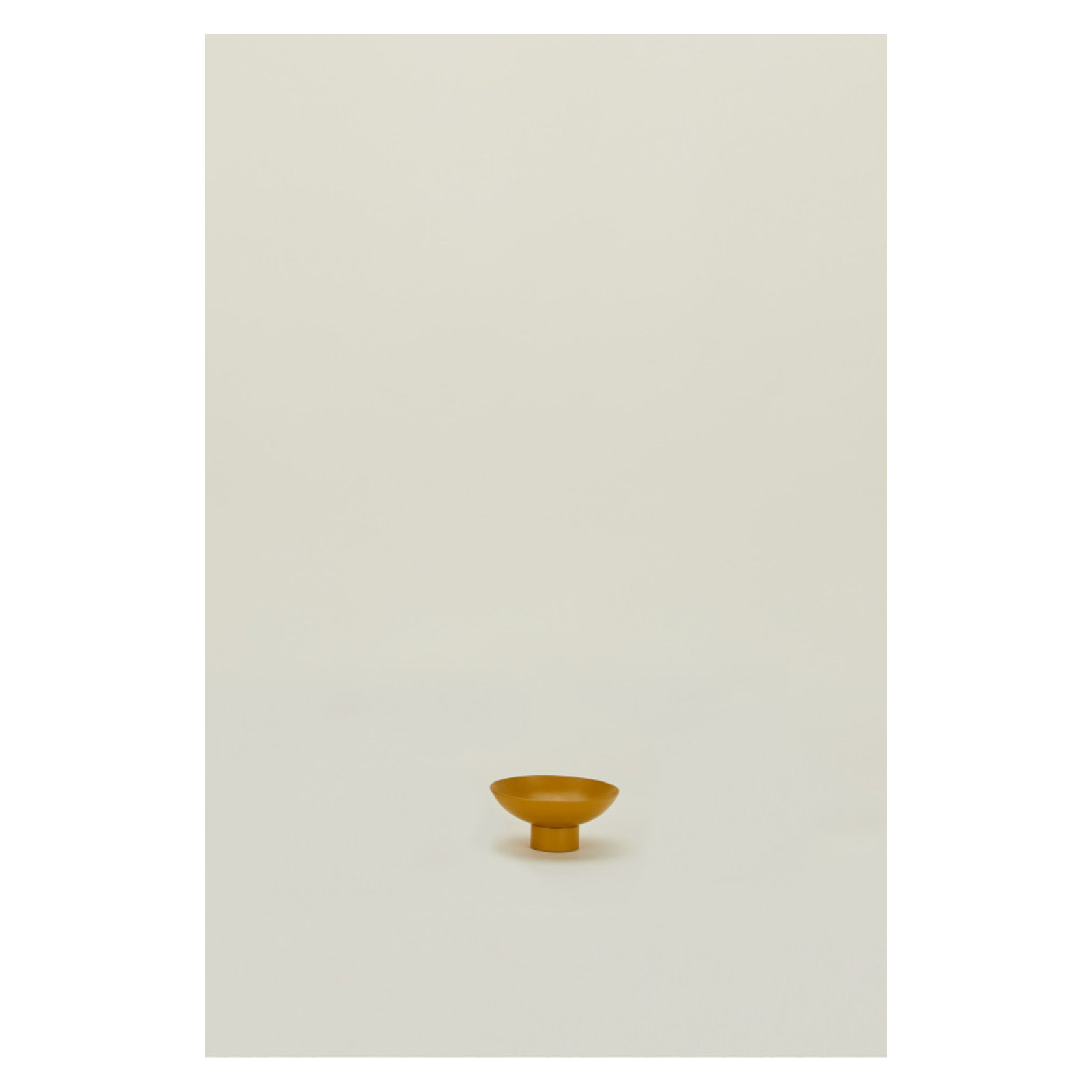Essential Footed Bowl - Large, Mustard, 2" H x 4" W