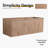 48'' Single Floating Bathroom Vanity  Base With 3 Doors