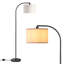 Lampe sur pied arquée 63,4 po avec télécommande et ampoule incluse