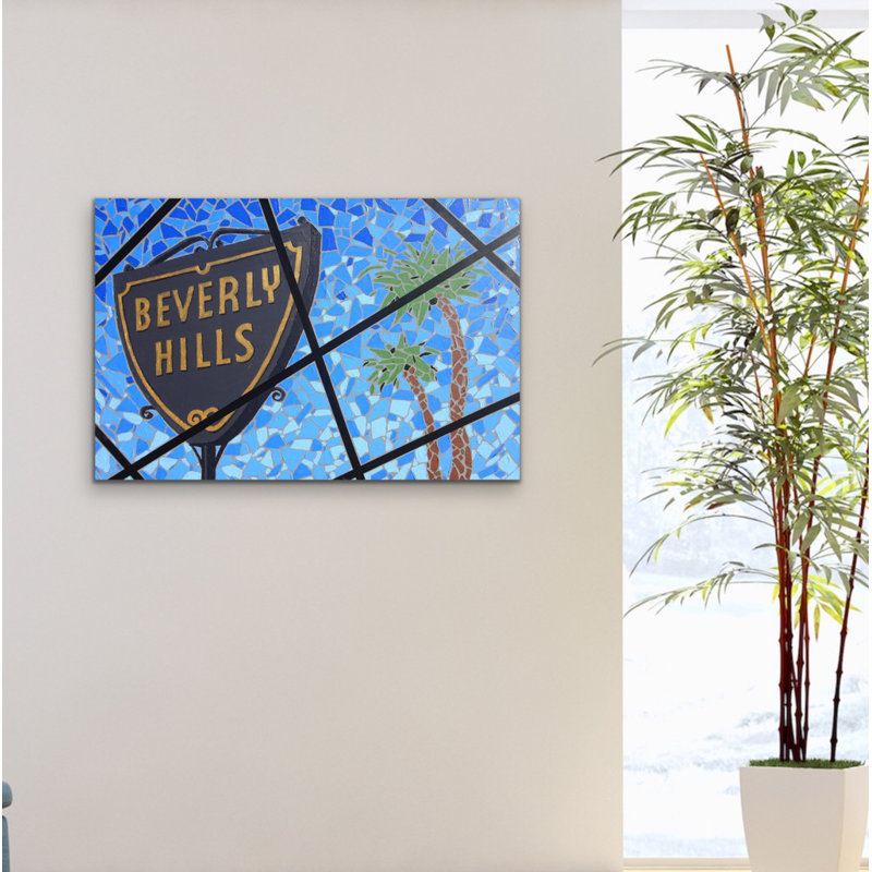 Beverly Hills Painting by Eddie Bruckner