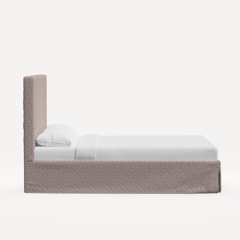 Shona Bed, Jr Aalap Lavender Geometric, California King
