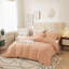 Ultra Soft 3-Piece Dyed Duvet Cover Set With Pillowcases-115637597-115637593