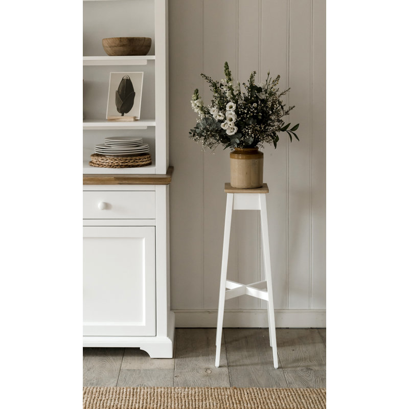 Decatur Plant Stand, White, H80 x L28 x D28cm