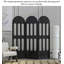 French Antique Solid Wood Hollow Folding Screen