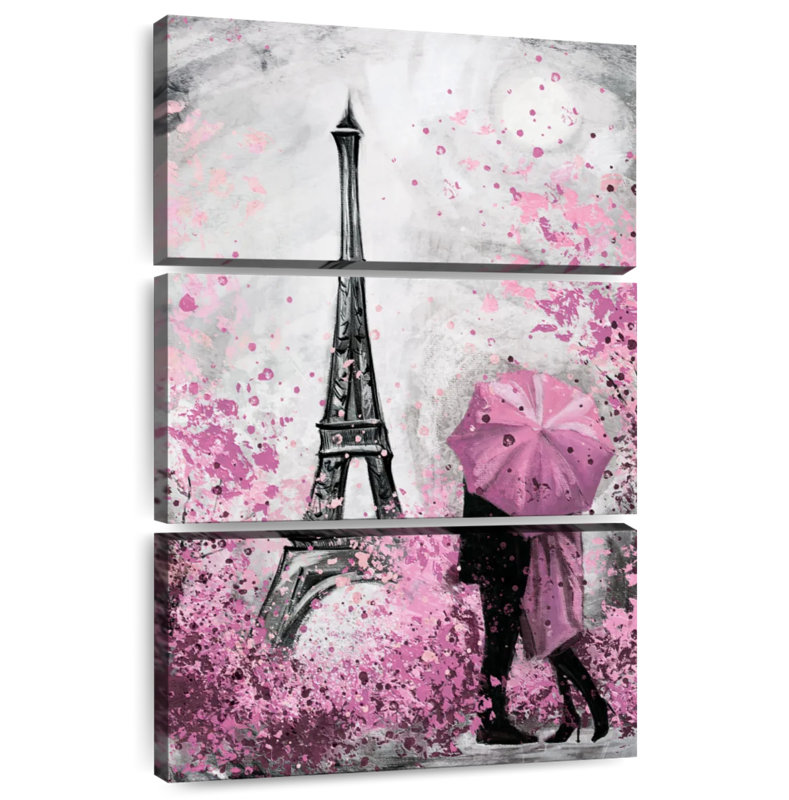 Nicci Paris Pink Bloom Pop, 57" H x 36" W