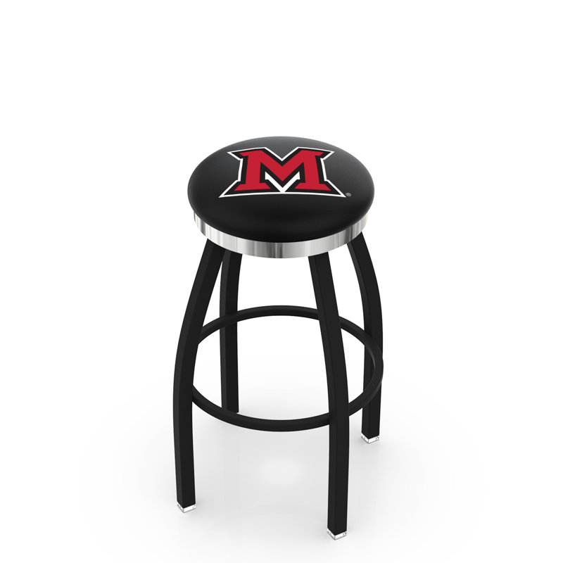 NCAA 36" Swivel Bar Stool, Miami (OH)