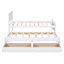 Lit plateforme simple avec lit gigogne et tiroirs-992121470