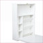 Bureaux, bureau de bureau mural moderne pliable avec rangement | Blanc | Panneau de particules