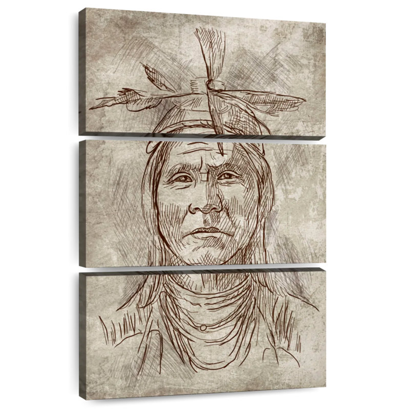Croquis de Lelar, H 50 po x l 32 po