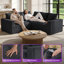 4 Seater Corner Sofa 2.15m Corduroy Sofa-136277457