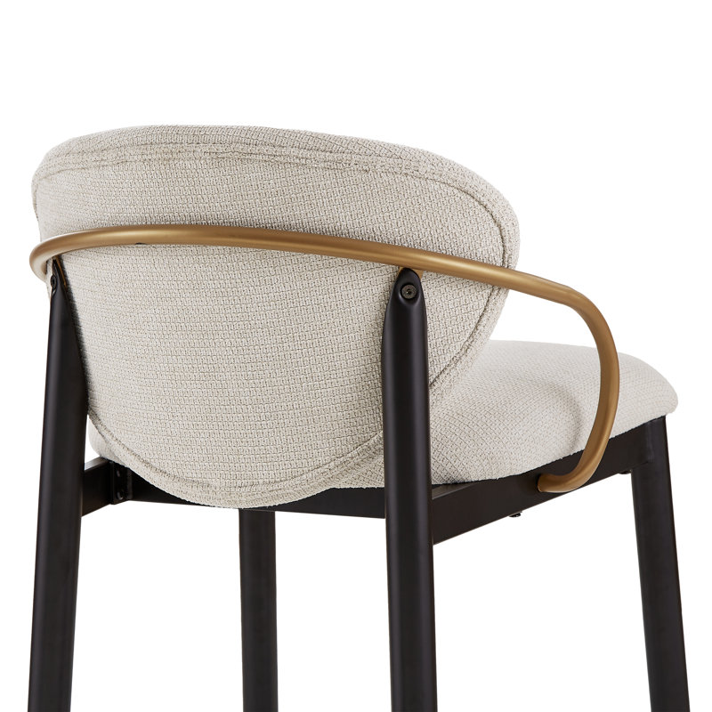 Tabourets de comptoir Mid-Century, Beige, 29.75''