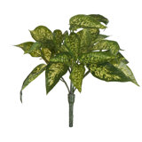 11'' Faux Dieffenbachia Branch