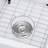 Quartz Kitchen Sink - 18"X16" Sound Dampening & Construction With Strainer And Grid For Hygiene 18" L X 16" W Bar Rust Advanced Technology Modern