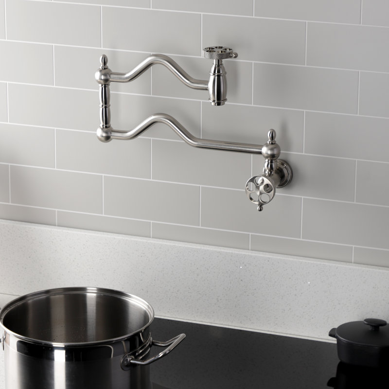 Robinet de cuisine Kingston Brass Webb, Nickel brossé