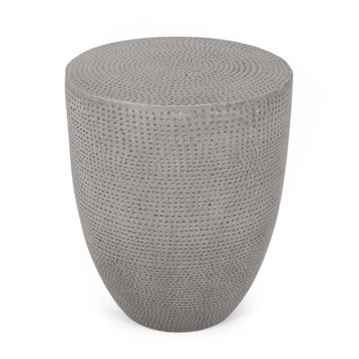 Outdoor Lightweight Concrete Side Table