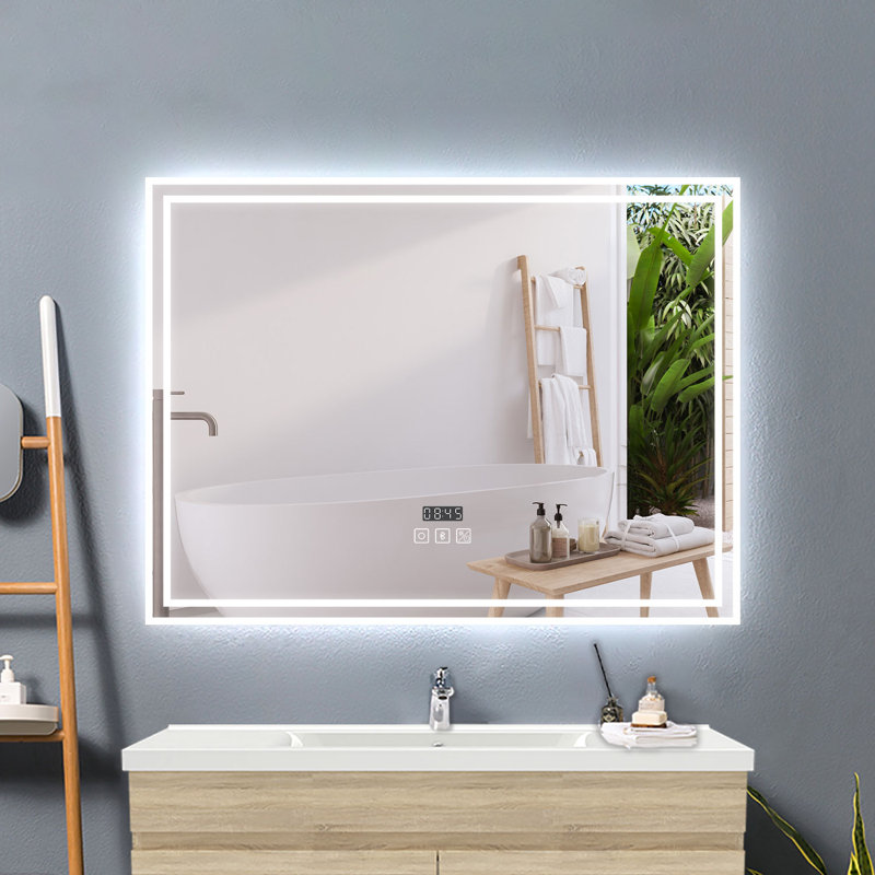 Ayriana Rectangle Mirror, 60cm H x 80cm W