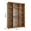 3 Door Manufactured Wood Wardrobe-2144245745-2144245750