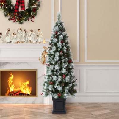Arbre de Noël artificiel avec lumières DEL Heyden