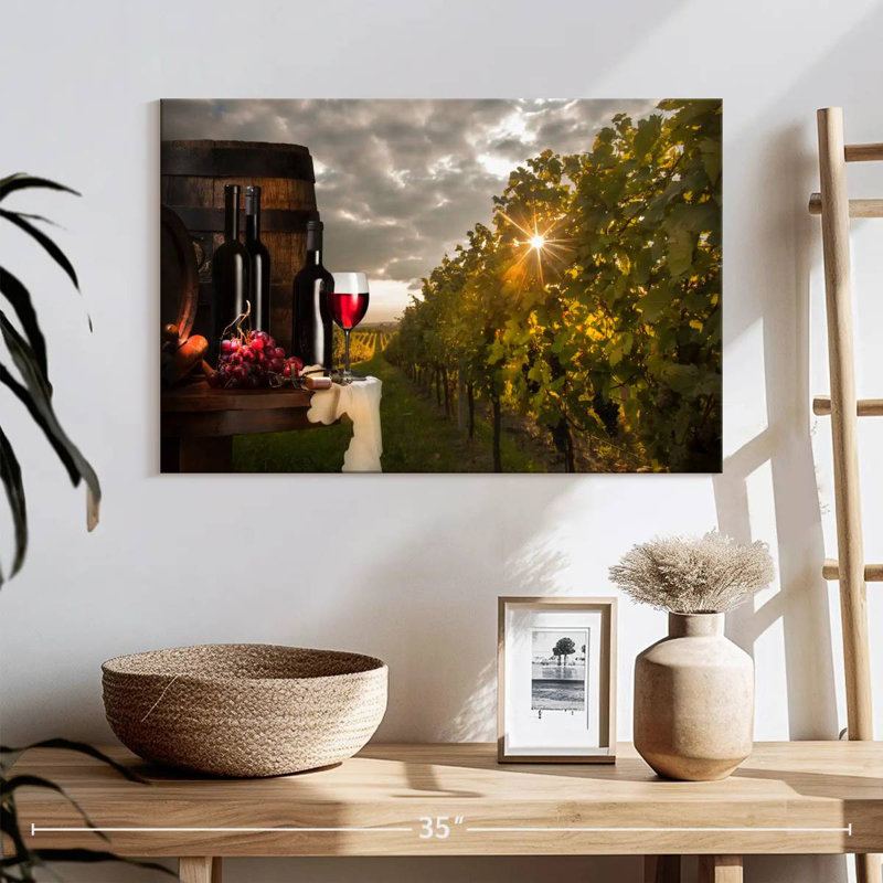 Vin rouge toscan Yarlin, H 16 po x l 24 po
