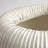 Baleen Vase-Ivory w/Brown Edges