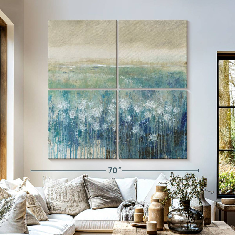 Avery Before The Rain I, 57" H x 57" W