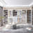 Modular Closet System, Versatile and Customizable Walk-In Design for Efficient Storage and Organization-124865272