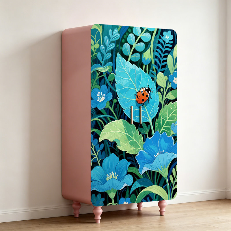 Armoire moderne française à double porte indépendante