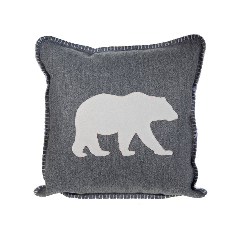  Housse de coussin carré et insert, gris
