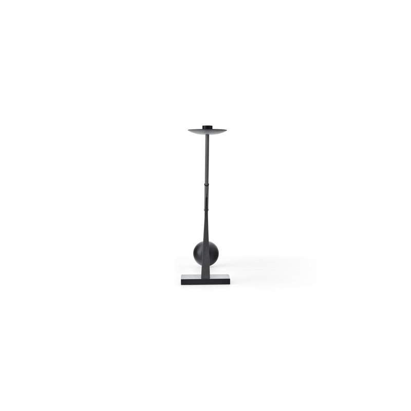 Interconnect Candlestick, Black, 10.04" H x 16.73" W x 3.54" D