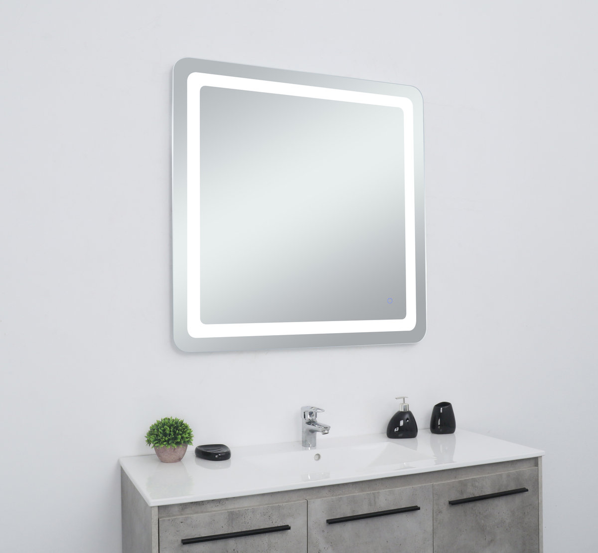 Juliane Accent Mirror, 36" x 36", Square